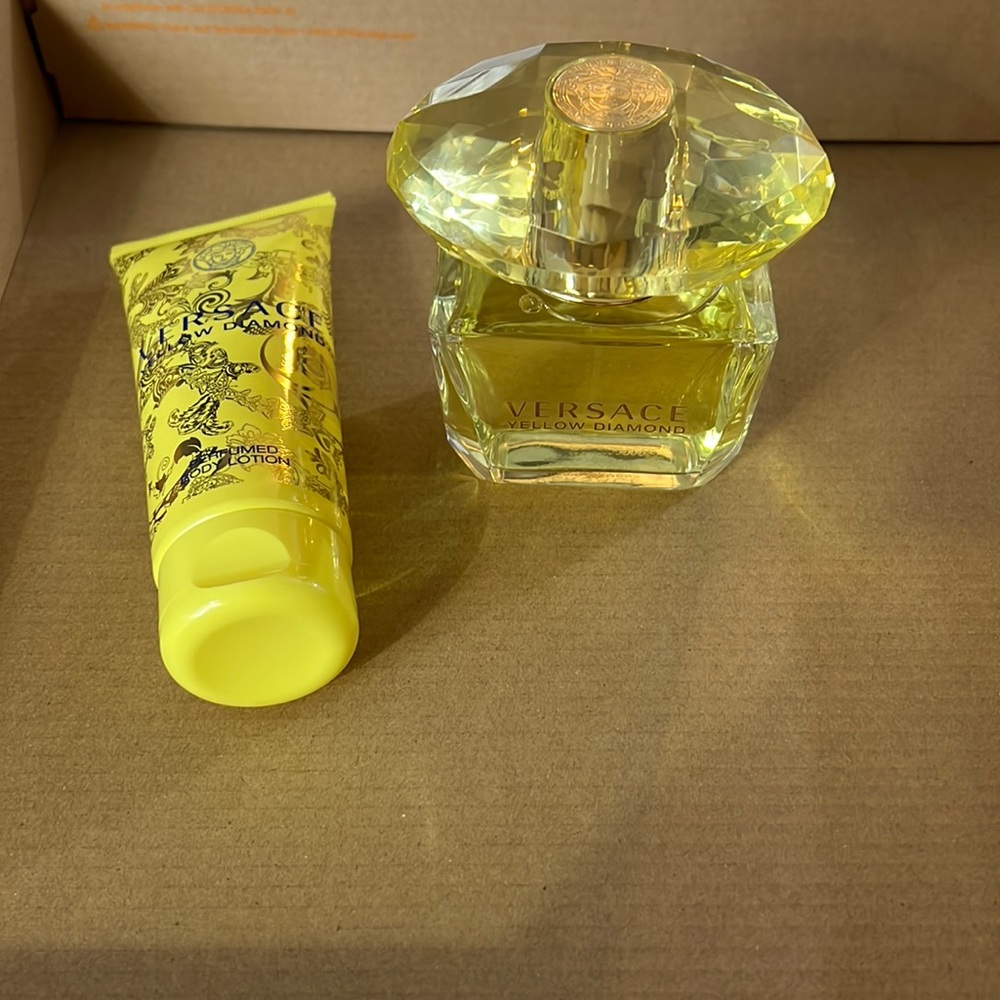 Versace - Yellow Diamond perfume and lotion -used once.
